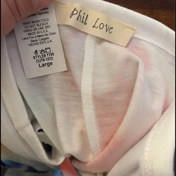 Phil love tie-dye top - Picture 2 of 2